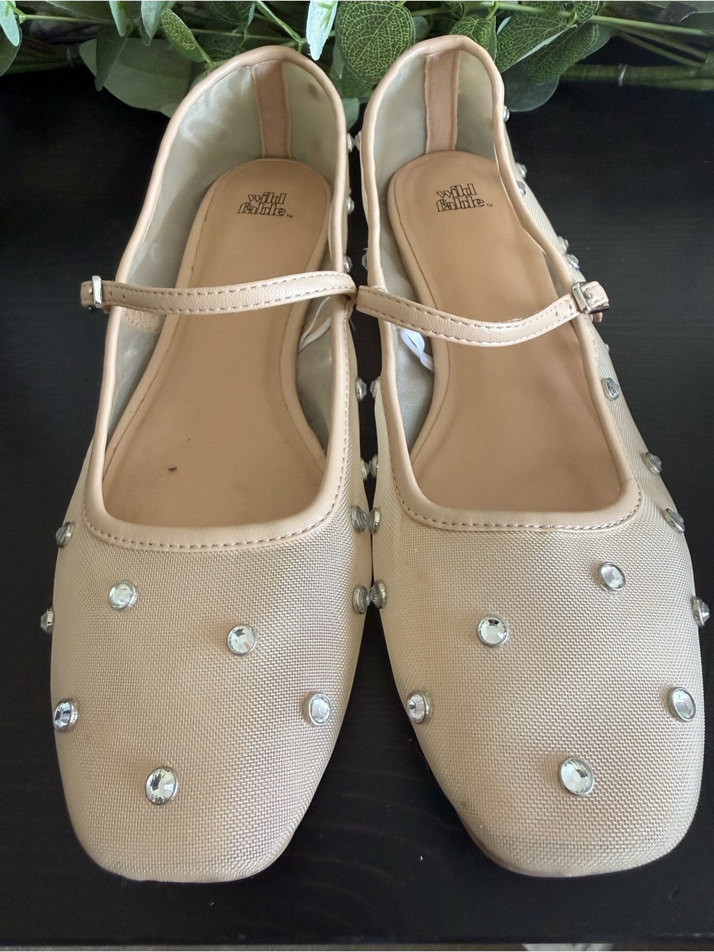 8.5 wild fable Women's Elsa Mesh Ballet Flats with memory foam insole - Picture 9 of 9